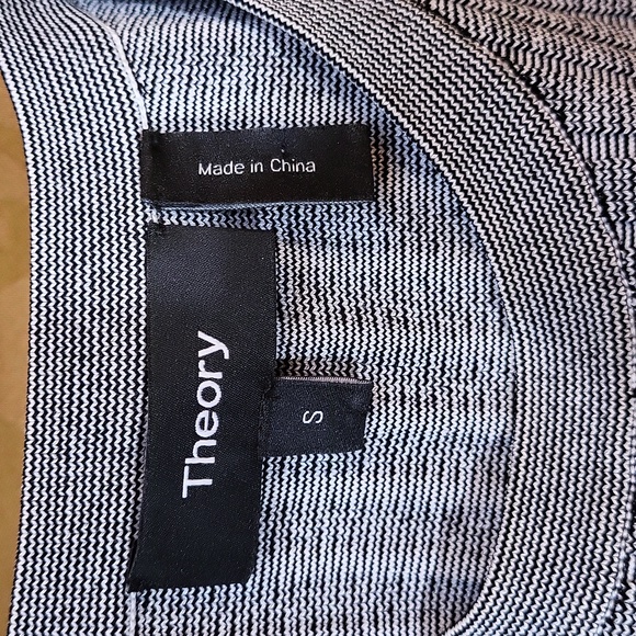 Theory Gray Ribbed Knit Long Sleeve Fitted Sweater Dress sz S - Picture 2 of 5